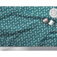 thumbnail image 3 of Soimoi Blue Rayon Fabric Christmas Tree Print Fabric by Yard 56 Inch Wide, 3 of 3