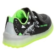 thumbnail image 3 of Tenis Niño Toddler Vavito T-rex Negro Verde Fosforescente Casual Moderno Doble Velcro Ajustable verde 15.5 MX, 3 of 10