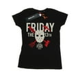 thumbnail image 1 of Friday 13th Womens Day Of Fear Cotton T-Shirt, 1 of 5