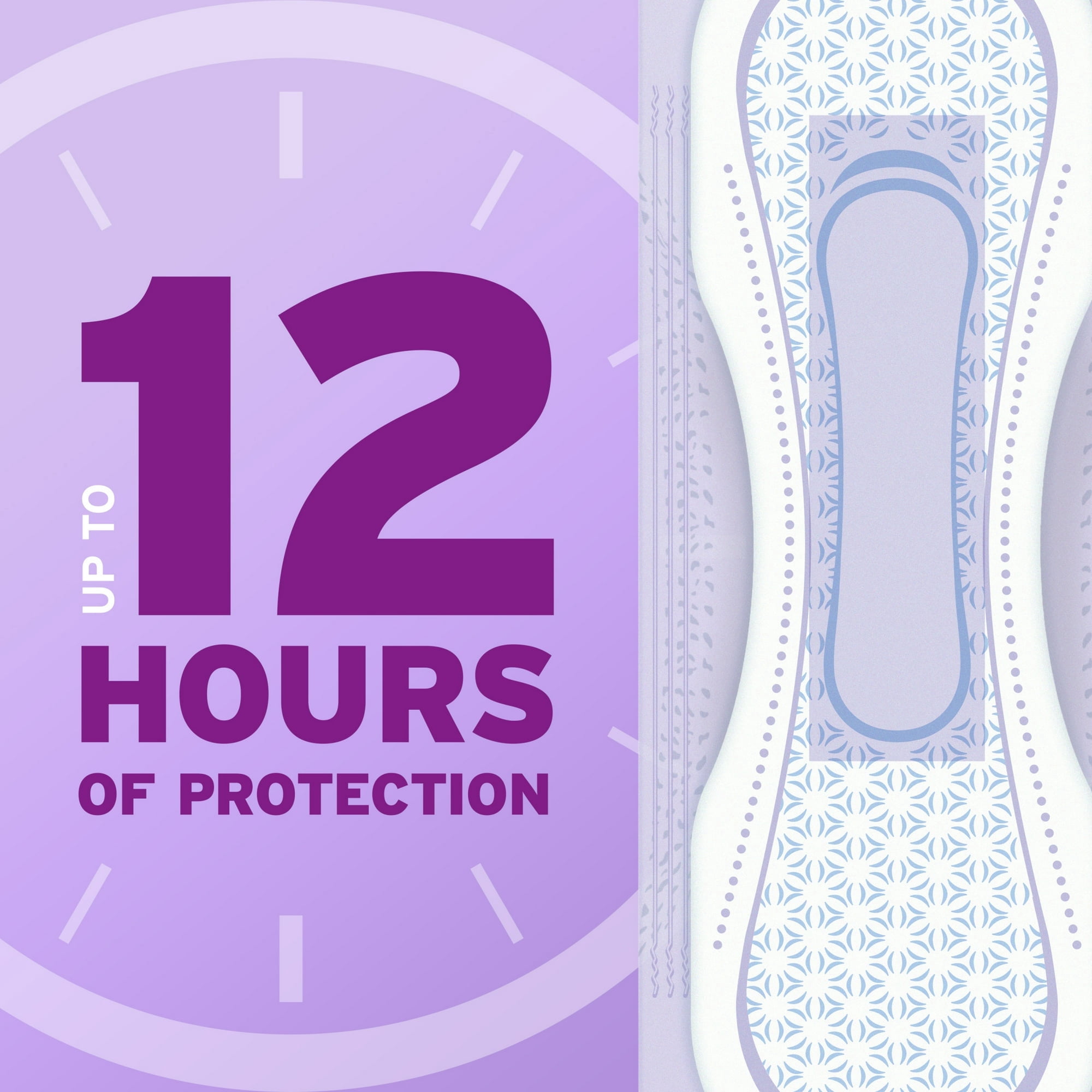 (2 pack) Poise Incontinence & Postpartum Pads for Bladder Leaks, 7 Drop Ultra Absorbency, Long Length, 39 Count