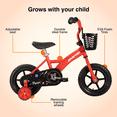 thumbnail image 3 of JOYSTAR Voyager 10 Inch Kids Bike for Boys and Girls, Children Bicycle in Red, 3 of 6