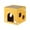 Yellow S, variant on Corrugated Cat Cardboard Box Kitty House Scratching Board for Hideout Indoor Yellow L