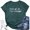 A-Dark Green186, variant on Men's Slogan Print Crew Neck T Shirt Regular Fit Short Sleeve Pullover Top Soft Casual Daily Tees