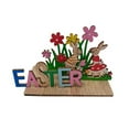 thumbnail image 1 of Decoración de madera de Pascua,Decoración de madera de conejito de Pascua Decoración de madera de conejito de Pascua Decoraciones de conejito de Pascua Acabado de lujo, 1 of 8