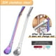 thumbnail image 5 of Paja De Acero Inoxidable 2 En 1 Cuchara De Colador No Tóxico Multifuncional Mate De Paja De Acero Inoxidable Kearding HA039843-01, 5 of 6