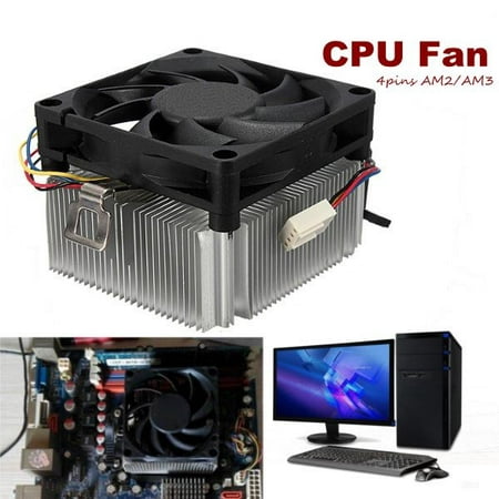 New CPU Cooler Cooling Fan & Heatsink For AMD Socket AM2 AM3 1A02C3W00 up to (Best Cpu Fan For Am3)