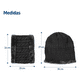thumbnail image 2 of Gorro Bufanda Conjunto Para Frio Invierno Unisex 2 Pzs, Negro, 2 of 5