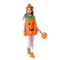 thumbnail image 3 of Gunia Kids Girls Pumpkin Costume With Hat Footwear For Boys Girls Cosplay Halloween Costumes Role Play Dress Up Outfit Holiday Party Wear,Orange, 3 of 5