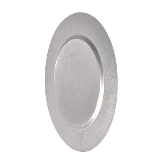 KAKOWELY 1Pack Stainless Steel Serving Platter in Silver Color for Hotels