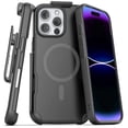 thumbnail image 1 of Funda para iPhone 16 Pro Encased Mate Negro con Clip para Cinturón Compatible con MagSafe, 1 of 8
