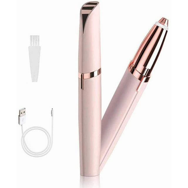 Rechargeable Eyebrow Trimmer Eyebrow Hair Remover Painless-Precision Eyebrow Razor Tool For Face Lips Nose Facial Hair Removal for Men Women