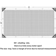 thumbnail image 4 of Pakyozj 90% Shade Cloth, Dog Kennel Shade Cover, 10 x 30 FT Sturdy Durable Sunblock Shade Mesh Tarp with Grommets for Patio Plants Greenhouse Chicken Coop Porch, 4 of 7
