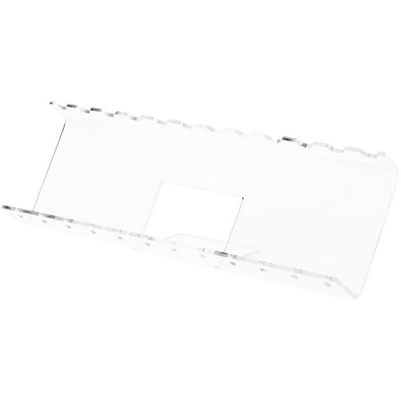 Plymor Clear Acrylic 12 Pen Tilted-Back Display Holder, 3.625" H x 12" W x 3.25" D