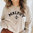 thumbnail image 2 of Malfoy Chandail en Molleton Maison Chandails en Molleton Academia Foncé Col Rond Chandail en Molleton Universitaire Unisexe Manches Longues Pull Automne Hiver Chandails à Capuchon, 2 of 4
