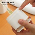 thumbnail image 4 of Toystoory Dispensador de bomba para baño, botella vacía de gran apertura, ducha, plástico, reutilizable, lavable, contenedor dispensador de granja Almacenamiento y organización del hogar Blanco Toystoory HA063428-01, 4 of 6