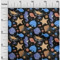 thumbnail image 2 of oneOone Polyester Spandex Black Fabric Beach Sewing Craft Projects Fabric Prints By Yard 56 Inch Wide, 2 of 4