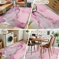 thumbnail image 6 of 3x5Ft Area Rugs Marble Pink Non-Skid Rubber Backing Large Rectangle Rugs - Living Room Bedroom Home Office, Modern Abstract Ink Painting Luxury Indoor Floor Mat Carpets Washable Rug, 6 of 9