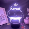 thumbnail image 3 of Luz nocturna 3D LED Sevens Ji Dabaos, tijeras que cambian de color, 3 of 3