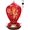 Floral Balloon, variant on Gifts for Mom 34OZ Hand Blown Glass Hummingbird Feeders for Outdoors Hanging, with Ant Moat Humming Bird Feeders, Porch Backyard Decor Gifts for Women (Floral Balloon)