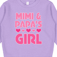 thumbnail image 3 of Inktastic Mimi and Papa Girl Grandchild Valentine Toddler Sweatshirt, 3 of 4