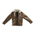 thumbnail image 2 of Kokiya 1/12 Scale Jacket Action Figures Coat Stylish Outfits Dollhouse Decoration Model Brown, 2 of 9