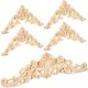 thumbnail image 1 of Apliques de madera, apliques decorativos de madera, apliques de madera para bricolaje para espejos, camas, puertas, armarios y muebles., 1 of 5