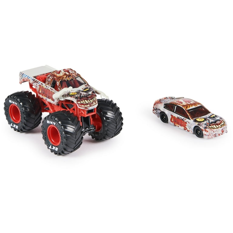 Monster Jam, Zombie Racecar and Monster Truck Vehicle 2-Pack