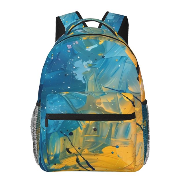 Gaeub Abstract Night Sky Tree Ergonomic Lightweight Laptop Backpack - Multiple Pockets for School, Work, Travel, Outdoor Activities-One Size