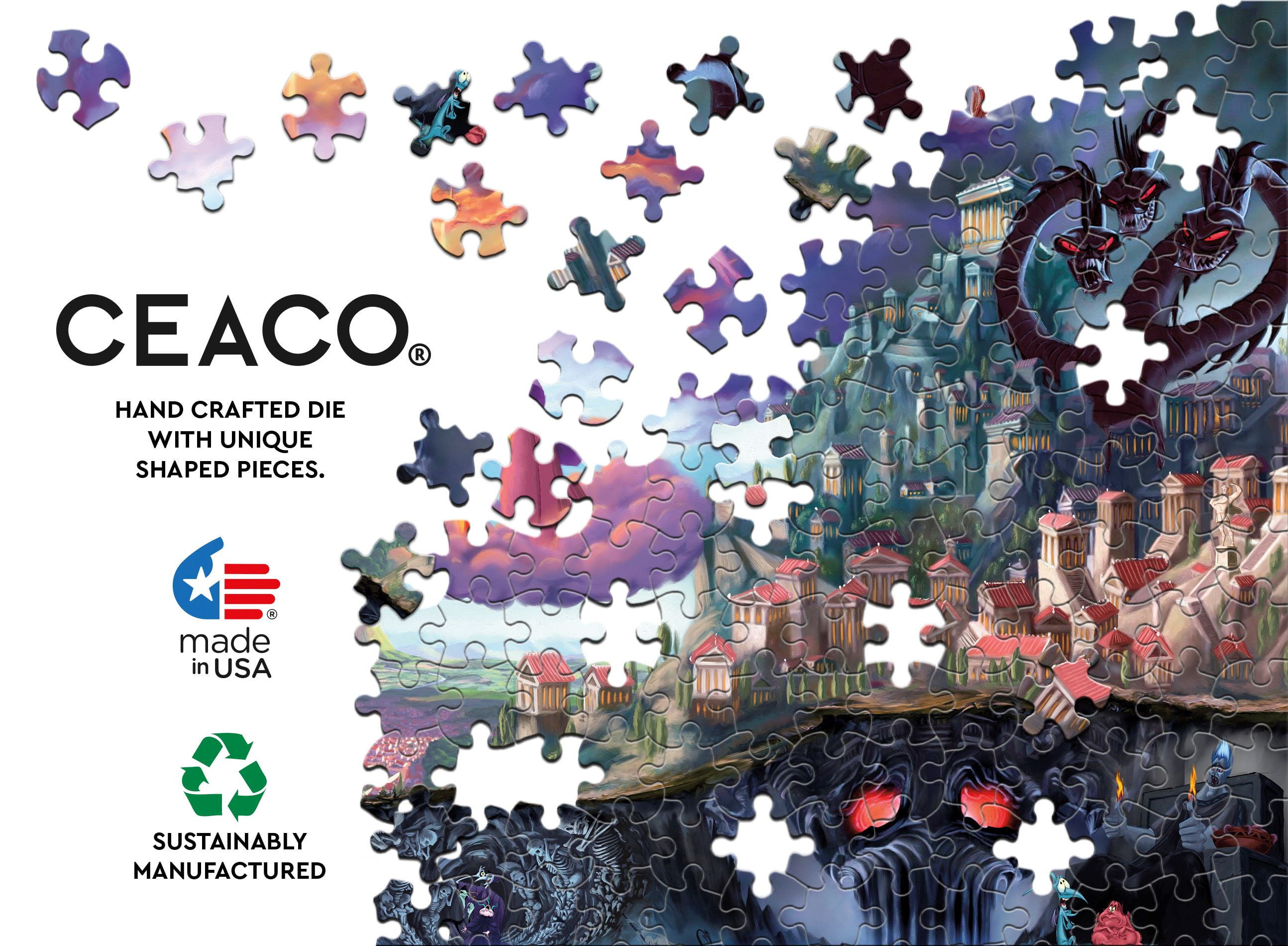 Hercules ジグソーパズル Ceaco Hercules 1000 Piece Interlocking Jigsaw Puzzle