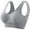 Grey_508, variant on Texiao Women's Fashionable Sport Bra Breathable Underwear Large Size No Rims Seamless Hollow Mesh Thin Sports Yoga Bra, Nylon,Spandex Sexy Underwear For Women, Gray Lace Underwear For Women