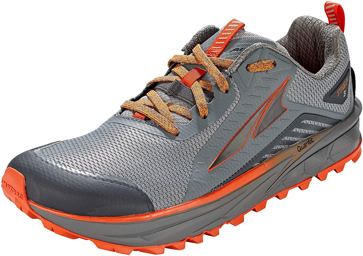 ALTRA Mens AL0A4VQI TIMP 3 Trail Running Shoe 10 Gray/Orange - Walmart.com
