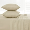 thumbnail image 4 of Lux Decor Collection Full Size Bed Sheets - Microfiber Deep Pocket Bedding Sheets & Pillowcase Sets - Vanilla, 4 of 8