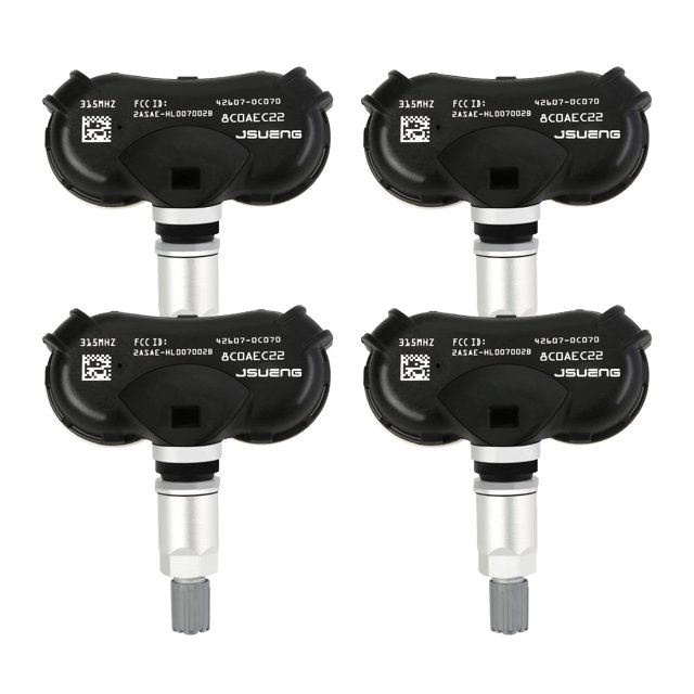 Paquete de 4 sensores TPMS Jsueng para Toyota Sequoia/Sienna/Tundra