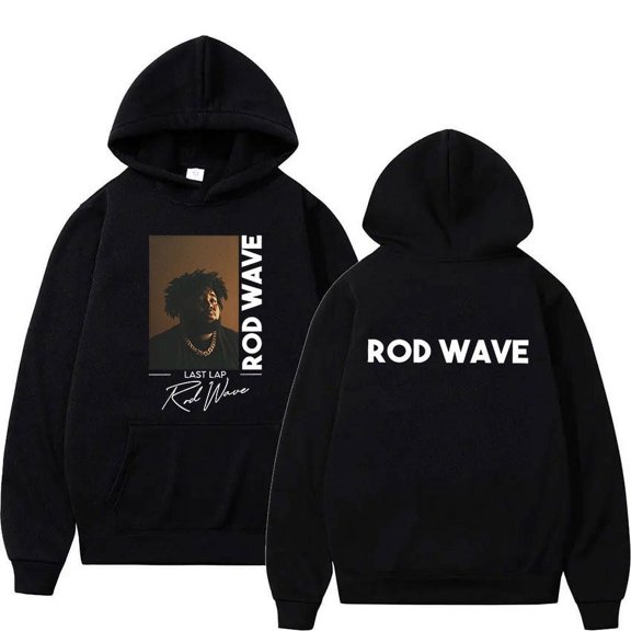 Rapper Rod Wave Last Lap Tour 2024 Print Hoodie Men Women Casual Fashion Oversized Sweatshirt Hip Hop Pullover Hooded Streetwear