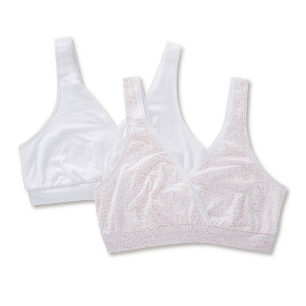 Playtex Women's Playtex US02PK Nursing Sleep Bra 2 Pack Walmart