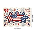 thumbnail image 3 of Beautynvta Patriotic Star & Fireworks Doormat, Thick Non-Slip Absorbent Rug for 4th of July Independence Day Bathroom, Entrance and Kitchen Decor, 23.6x15.7 Inch, 3 of 6