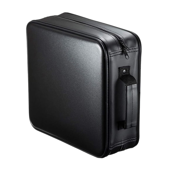 Funda para CD SANWA 320 con capacidad, fundas grandes para CD, color negro
