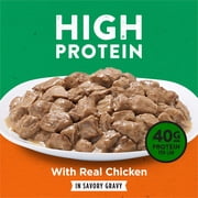 Purina Dog Chow Wet Dog Food, High Protein Real Soft Chicken in Gravy, 13 oz Can