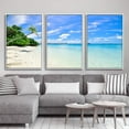 thumbnail image 3 of IDEA4WALL Framed Canvas Wall Art for Living Room, Bedroom Ocean Sea Beach Canvas Prints for Modern Home Decoration Ready to Hang, 3 of 4