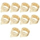 thumbnail image 5 of 10 anillos para servilletas de boda, 4,3 cm, diseño de mariposa Oro, 5 of 9