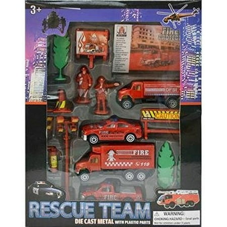 DIE CAST FIRE RESCUE PLAY SET