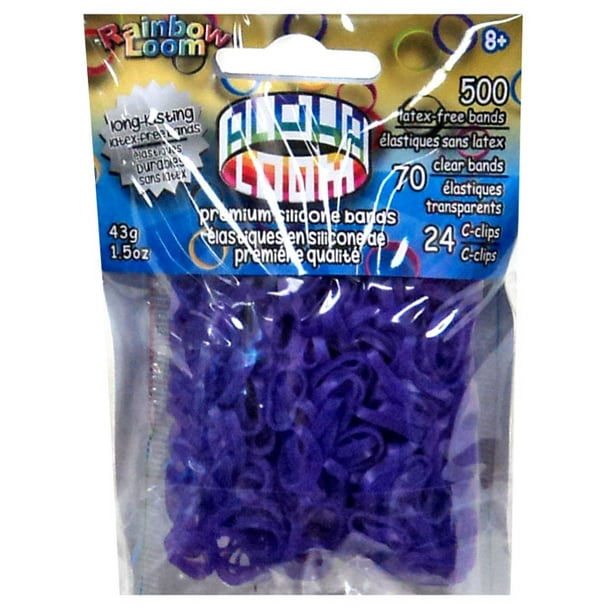 Rainbow Loom Alpha Loom Purple Rubber Bands Refill Pack [500 ct