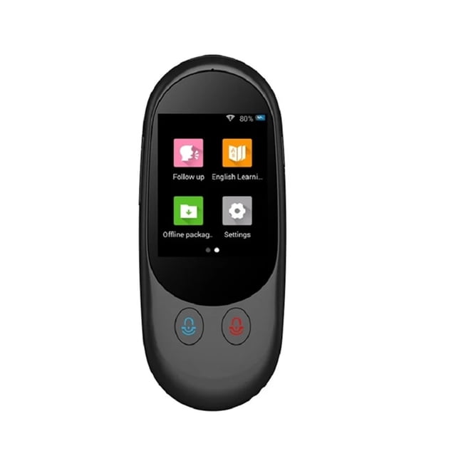 Traducteur Vocal Intelligent Portable 119 Langues Haut-Parleur Traducteur en Temps Réel Traduction Intelligente, Traduction d'Image HD