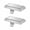 Silver, variant on TINYSOME Rectangular Stocking Hooks Fireplaces Hook Stocking Hangers Stocking Holders