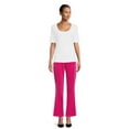 thumbnail image 2 of Self Esteem Juniors Flare Leg Velvet Pants, 2 of 5