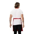 thumbnail image 7 of Chef Works Unisex Butcher Apron, Adjustable Bib Cooking Apron with Pocket, Red, 7 of 7