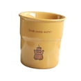 thumbnail image 4 of Taza de café de cerámica, taza de cerámica, linda, minimalista, multifunción, simple, de porcelana. Amarillo, 4 of 9