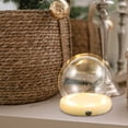 thumbnail image 1 of OULII Glass Dome Display Case for Packing with Wooden Base Transparent Glass Cover Perfect for Floral Decor 10.5 inches, 1 of 4