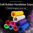 thumbnail image 6 of 1 Pair Handlebar Extension Riding Accessories Various Colors Universal Bicycle Handlebar Grips Bicycle Handle Cover Non-slip Bike Rubber Handlebar Cover GREEN, 6 of 8