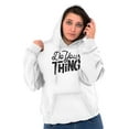 thumbnail image 5 of Do Your Thing Cute Sarcastic Workout Hoodie Sweatshirt Women Brisco Brands S, 5 of 6